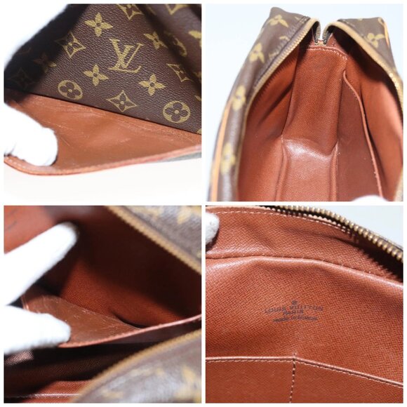 LOUIS VUITTON Monogram Compiegne 28 Clutch Bag M51845 LV Auth 119755 - Picture 15 of 16